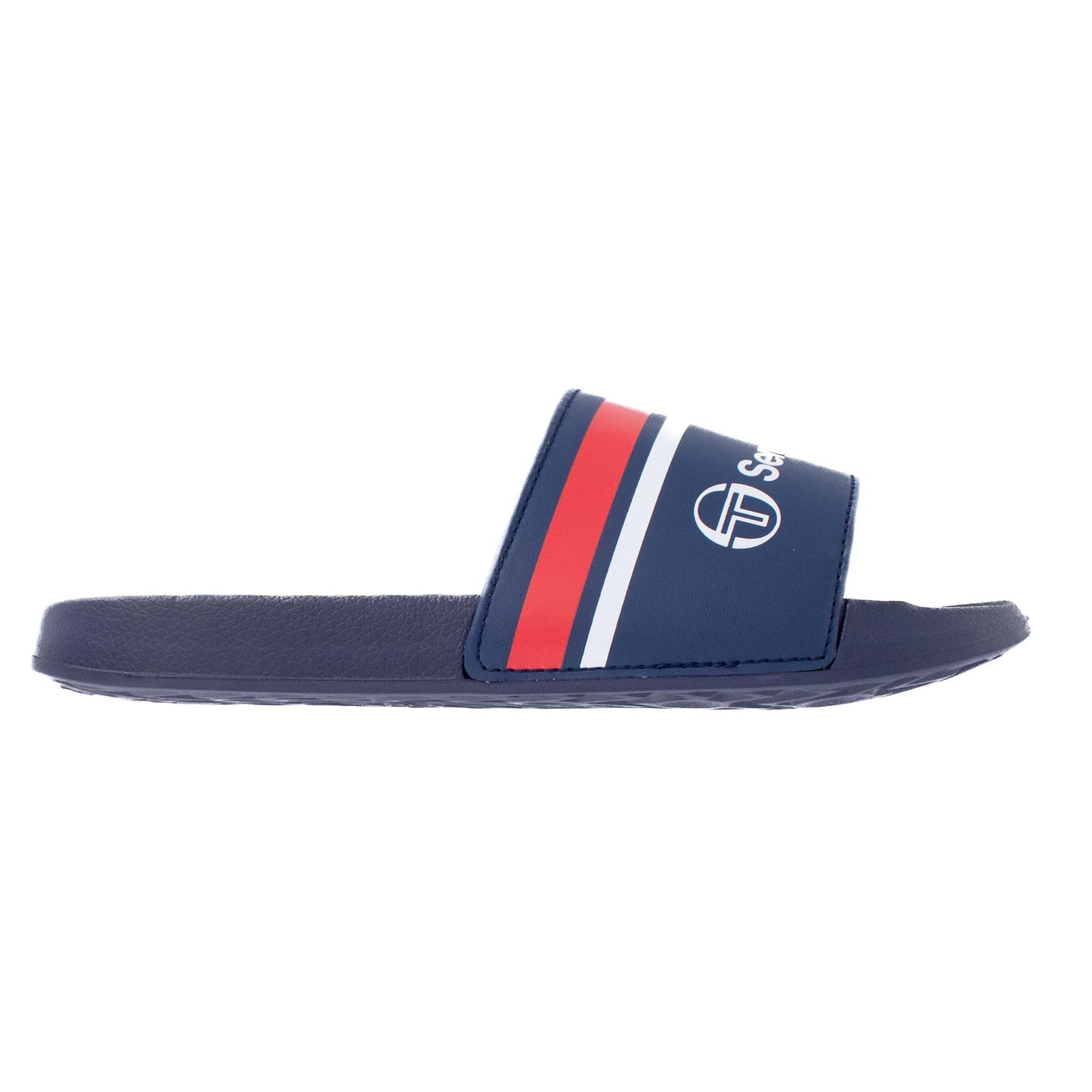SergioTacchini Portofino Navy Red Slippers Badelatschen Herren Damen Blau