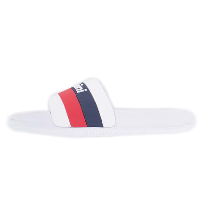 SergioTacchini Portofino Black Blue Slippers Badelatschen Herren Damen Weiß