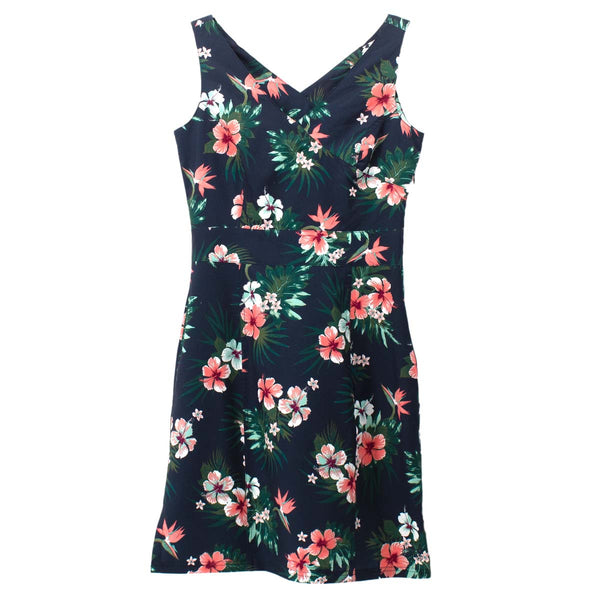 Jack Wolfskin Wahia Tropical Dress Damen Kleid Sommerkleid Blumen 1503584-7775