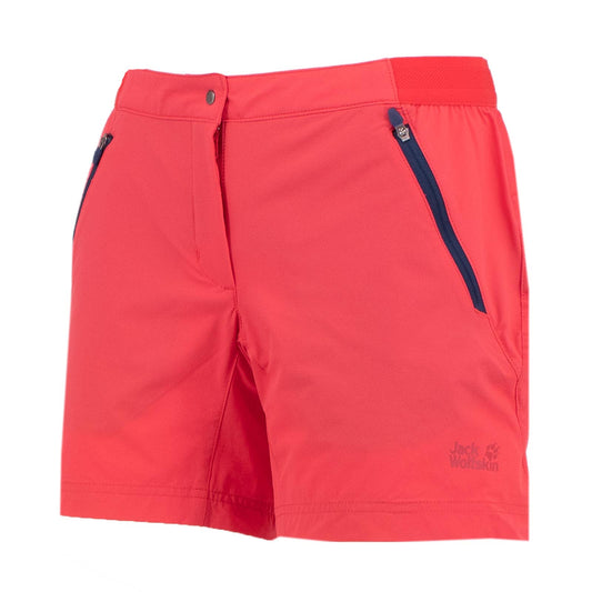 Jack Wolfskin Speed Hiking Trail Shorts Kurze Hose Damen rot 1506021-2058 36