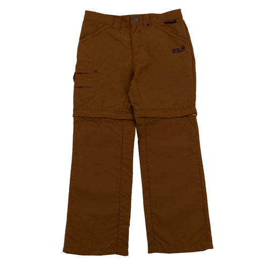 Jack Wolfskin Safari Zip Off Pants Kinder Hose Wanderhose Shorts 1605871-5129 128
