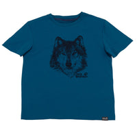 Jack Wolfskin Brand Tee T-Shirt Kinder kurzarm Shirt Baumwolle 1607241-1087