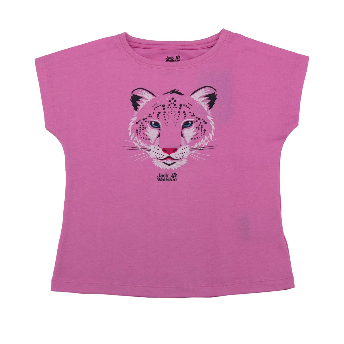 Jack Wolfskin Leopard Tee Girls Kinder T-Shirt Baumwolle Mädchen 1608781-2098 128