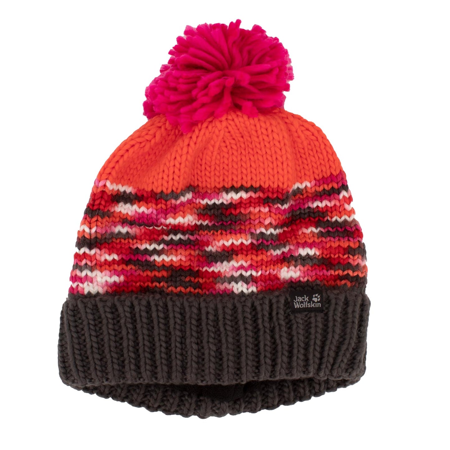 Jack Wolfskin Hopewell Rocks Cap Damen Winter Mütze Bommelmütze 1906441-3032 L