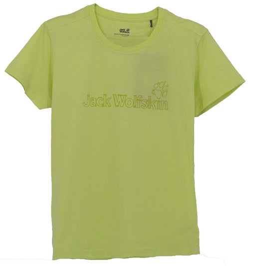 Jack Wolfskin New Logo T-Shirt Damen kurzarm Shirt Baumwolle  5006381-4001 M
