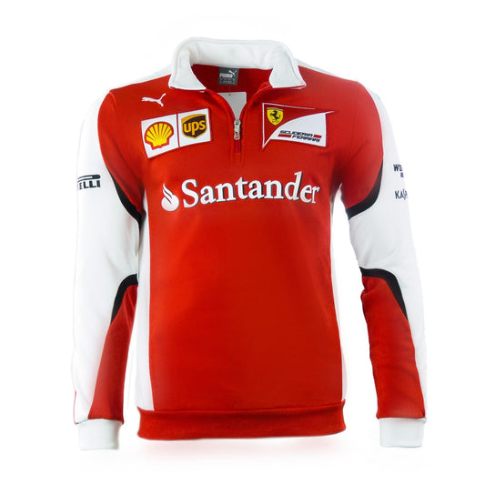 Puma SF Scuderia Ferrari Team Half Zip Fleece Herren Sweatshirt Pullover 761673