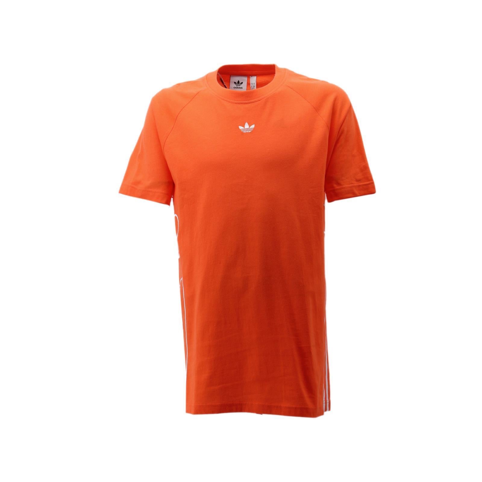 Adidas Originals Flamestrike Trefoil Tee T-Shirt Herren Baumwolle orange DU8108 M