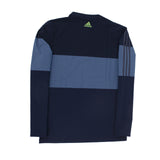 Adidas Golf Lightweight 1/4 Zip Hi-Stretch Wind Shirt Sweater blau FJ9934