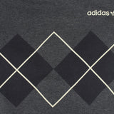 Adidas Originals Argyle Tennis Crewneck Sweatshirt Pullover grau FM3418-03