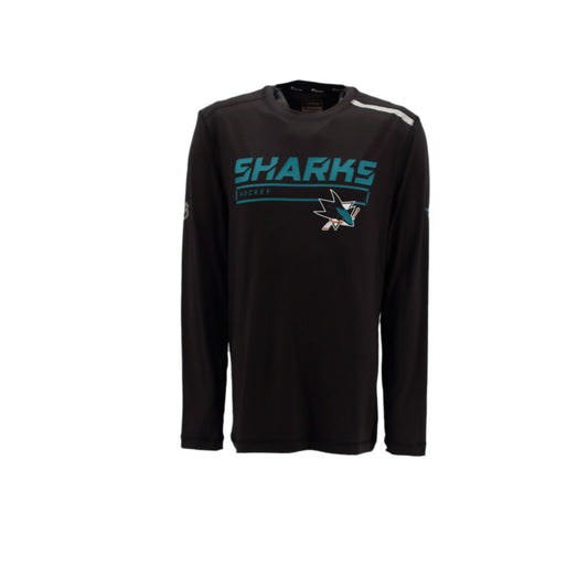 Fanatics NHL San Jose Sharks Herren langarm Shirt schwarz MA26127A2GE45T XL